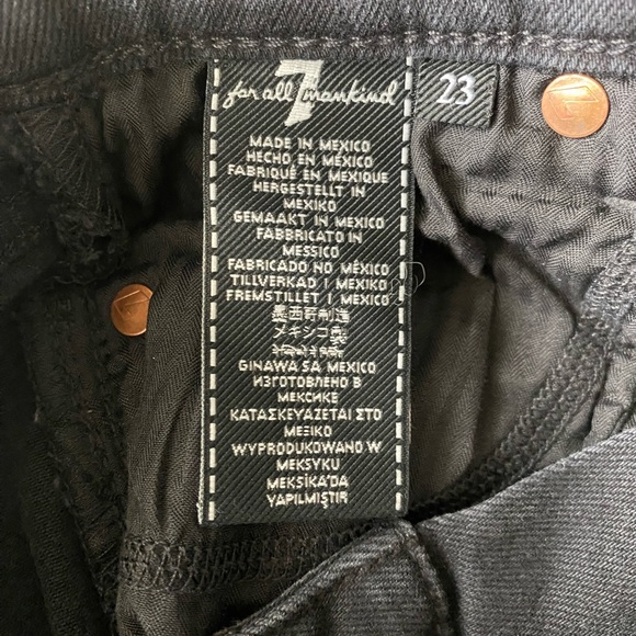 🆕 7 For All Mankind Luxe Vintage High Waist Ankle Skinny Jeans - Picture 8 of 11